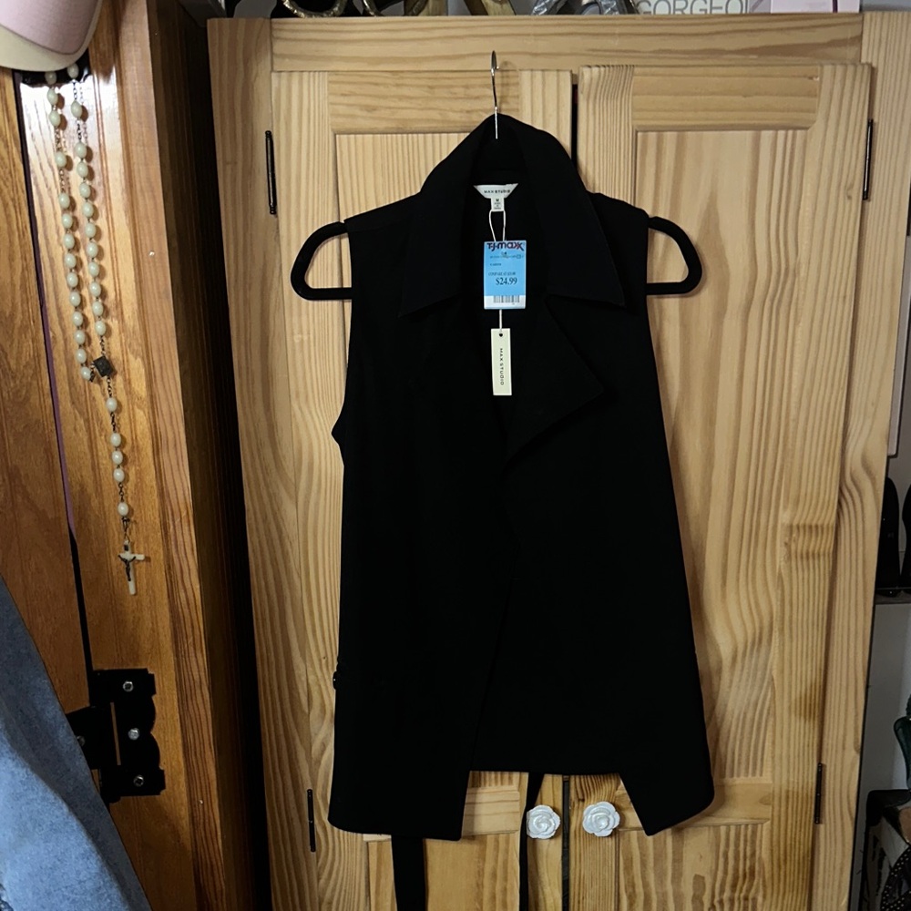 Calvin Klein Black Sleeveless Vest